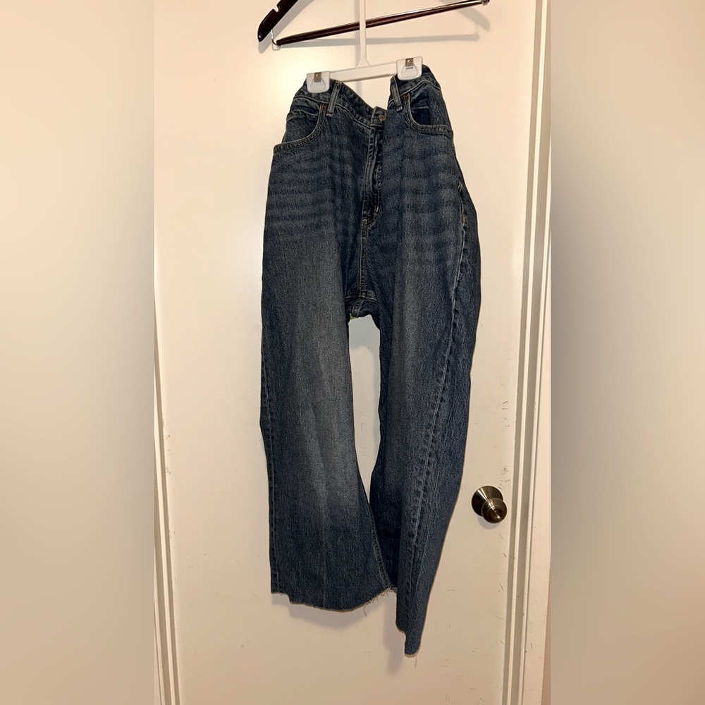 Wide leg jeans